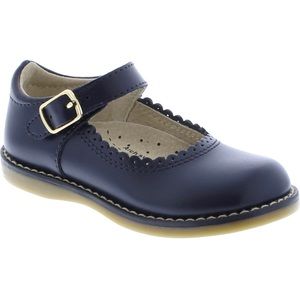 NWT Footmates Allie Leather Mary Jane
